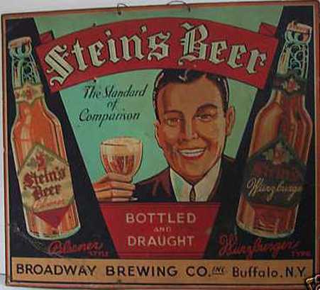 N.Y Ale Vintage Beer Advertising Sign Fridge Magnet 2 1/4" Buffalo Brewing Co 